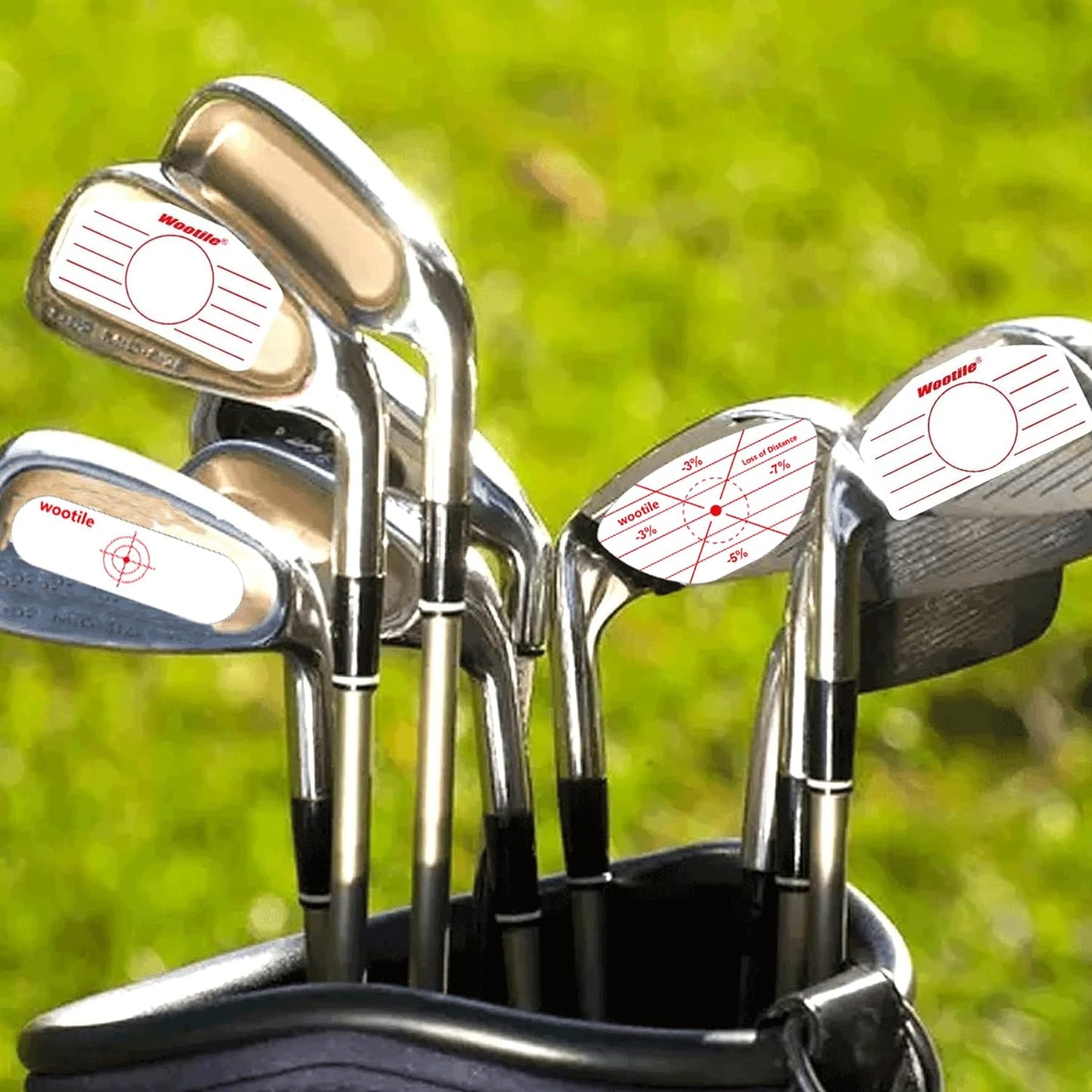 Golf Impact Tape - 180 Pieces of Impact Stickers for Clubs